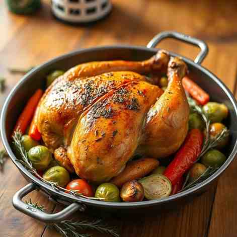 Roast Chicken & Veggies - Easy, Healthy One-Pan Dinner